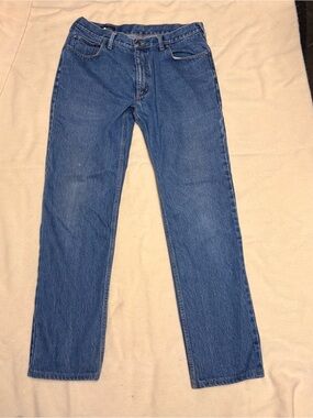 Lands end Square Rigger Men's Blue Straight-Leg Jeans size 35